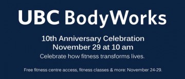 UBC BodyWorks 10th Anniversary