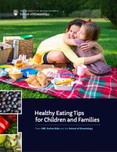UBC Active Kids Launches Healthy Eating Tips Booklet